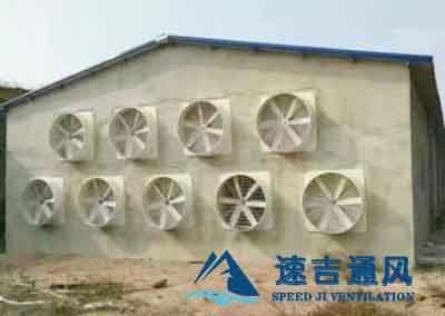 養(yǎng)豬廠客戶(hù)介紹的負(fù)壓風(fēng)機(jī)_玻璃鋼風(fēng)機(jī)噪音小